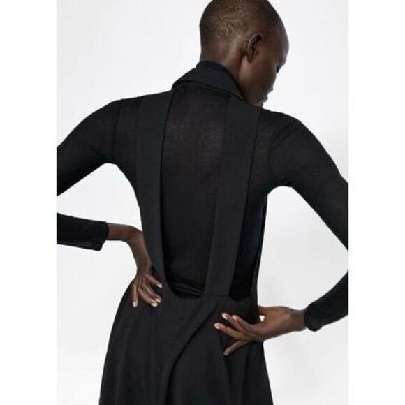 ZARA Black Sleeveless Double-Breasted Playsuit Romper Size XS - Picture 3 of 12